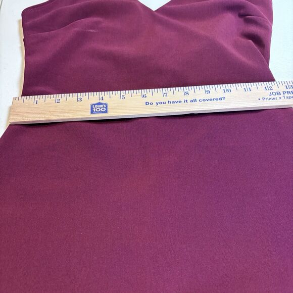 FormulaX  V Halter Neckline Open Back Burgundy 90's Y2K  Gorpcore size M made US - Picture 4 of 11